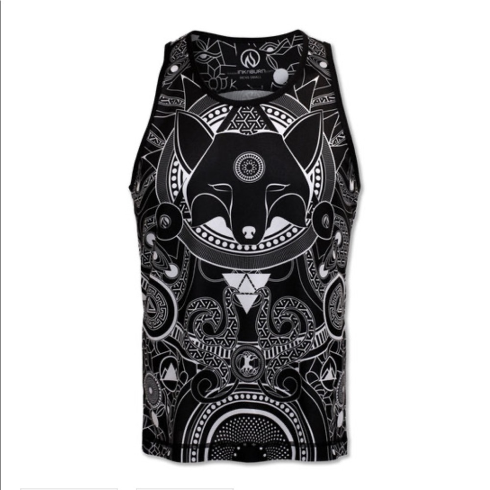 RARE INKnBURN Men’s Kitsune Singlet